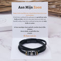 Aan Mijn zoon Armband - Vergeet nooit hoeveel ik van je hou