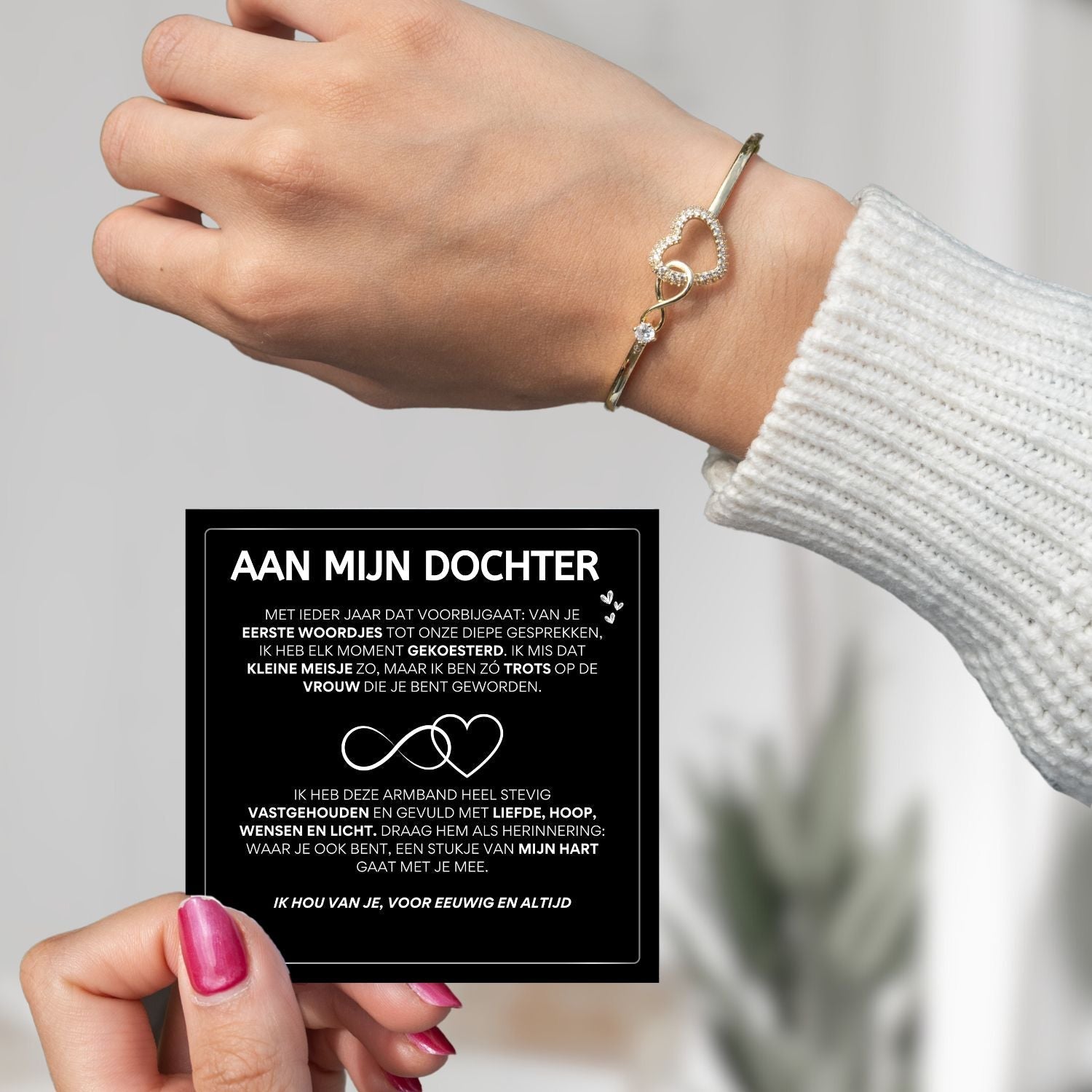 Aan Mijn Dochter - Infinity Armband