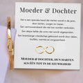 Moeder & dochter - Altijd In Mijn Hart - Liefdesknoop bangle armband