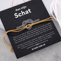 Liefdesknoop Armband - Aan mijn schat - Ik hou van je