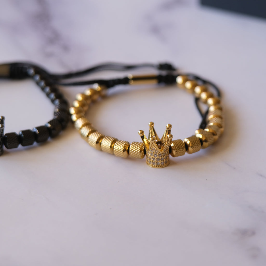 Kroon armband - Aan mijn man - Zet je kroon recht