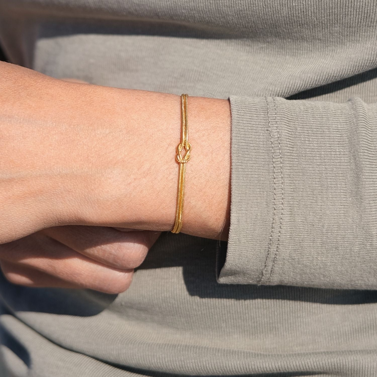 Liefdesknoop Armband - Ben ik er altijd