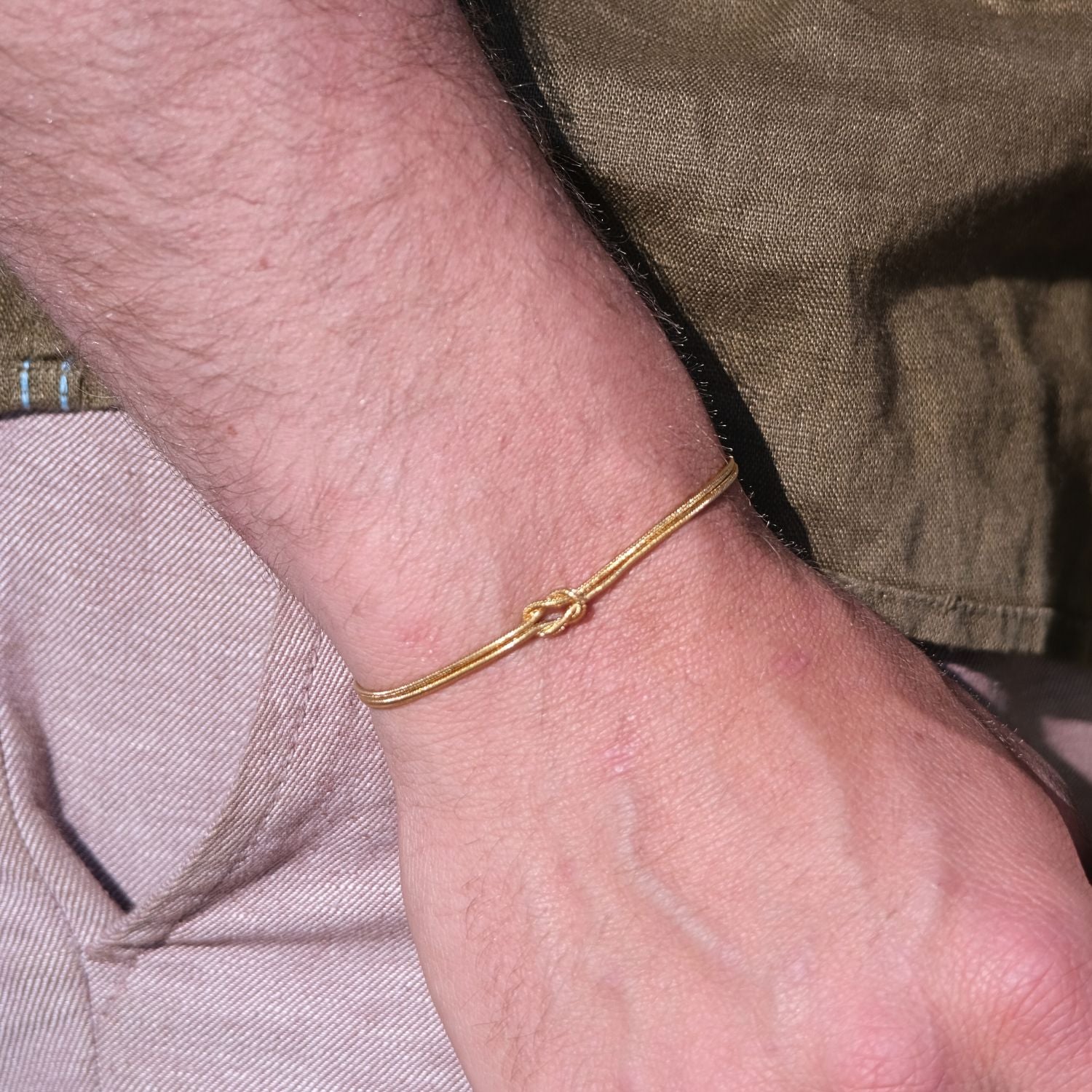 Aan Mijn Kleinzoon - Liefdesknoop Armband