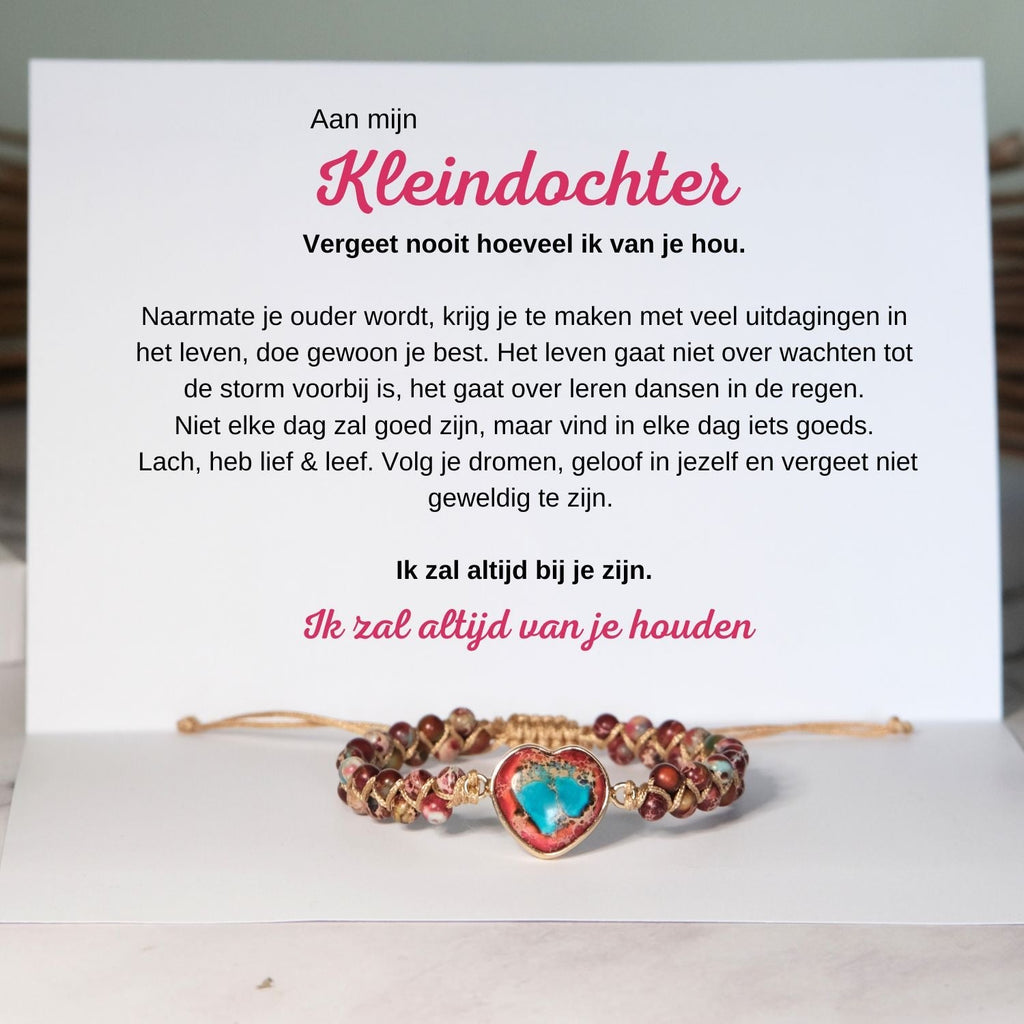 Aan mijn kleindochter - Vergeet nooit hoeveel ik van je hou.