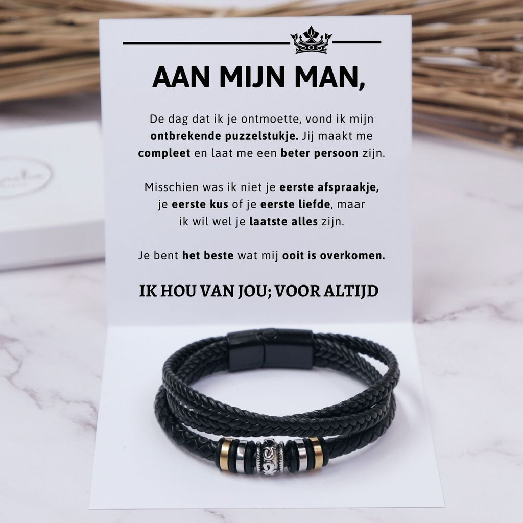 Aan mijn Man Armband
