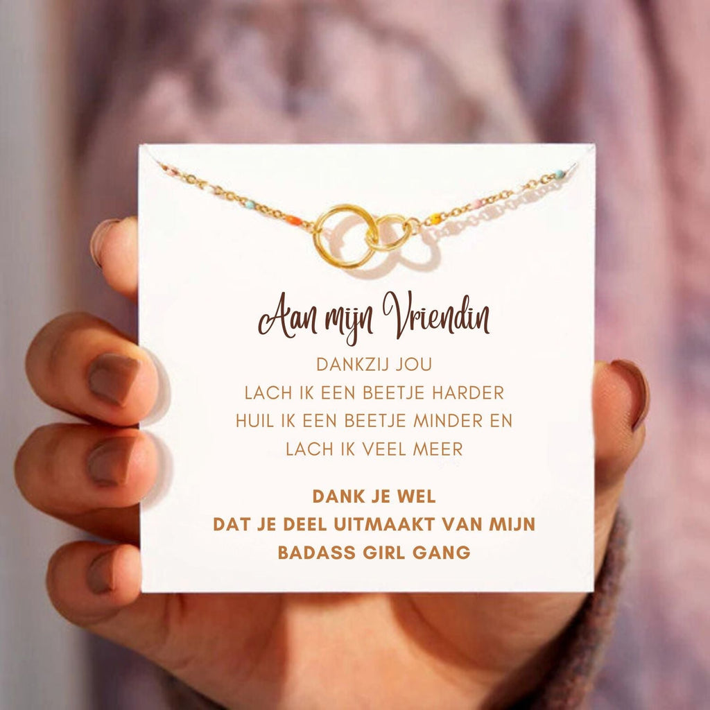 Aan mijn vriendin - Voor altijd verbonden Armband