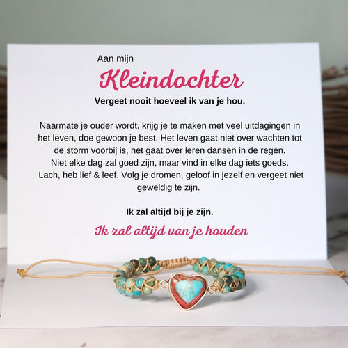 Aan mijn kleindochter - Vergeet nooit hoeveel ik van je hou.