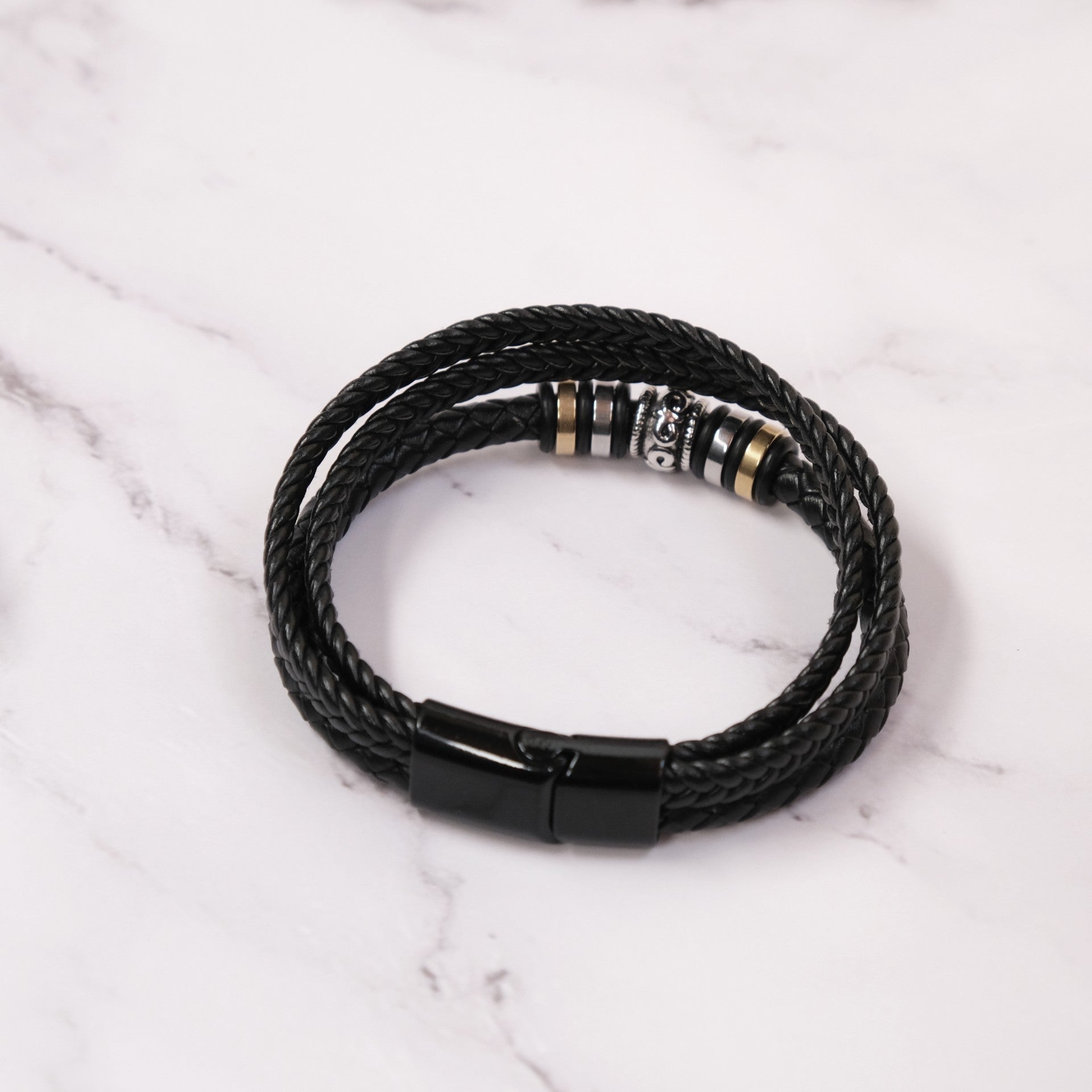 Aan Mijn zoon Armband - Vergeet nooit hoeveel ik van je hou