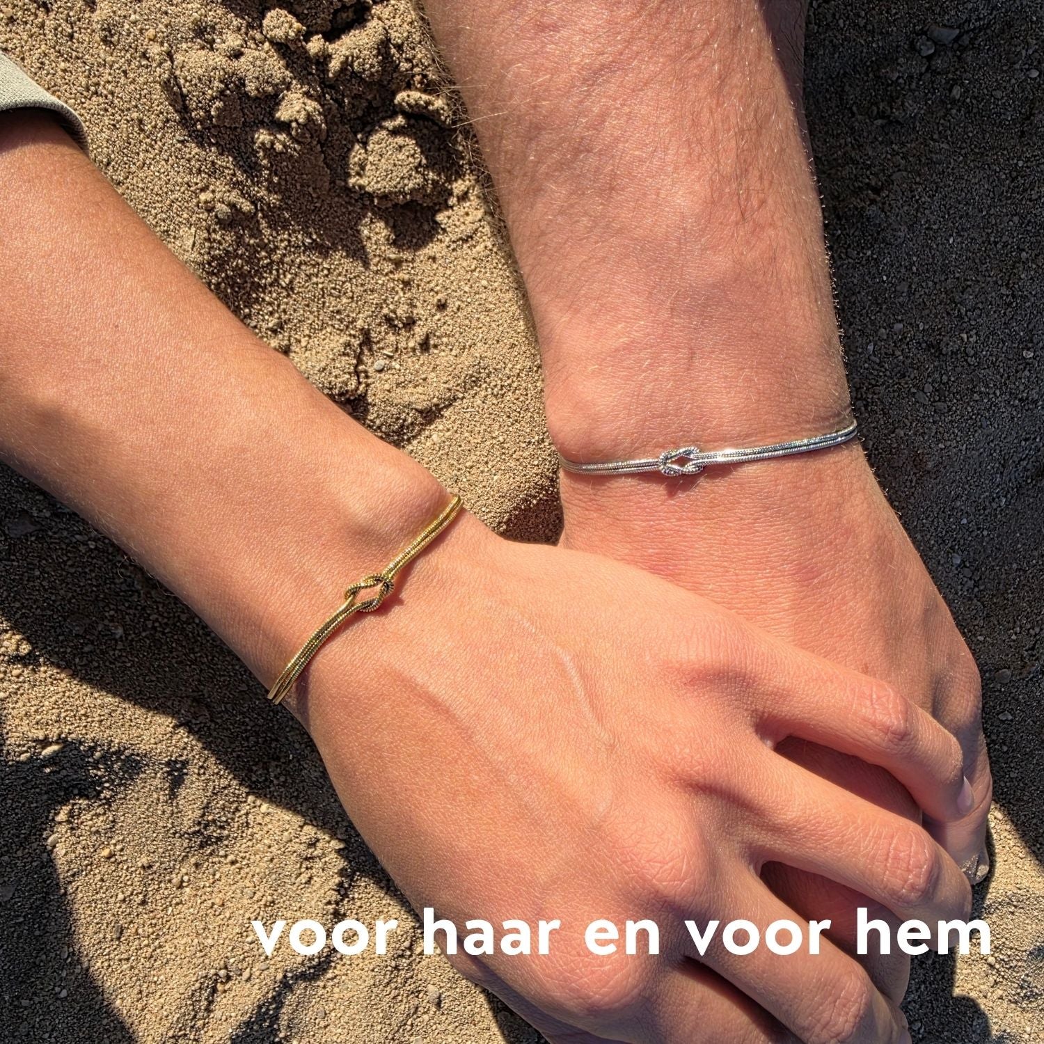 Liefdesknoop Armband - Ben ik er altijd