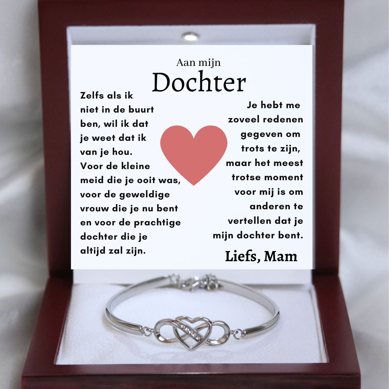 Aan mijn Dochter - Armband Infinity