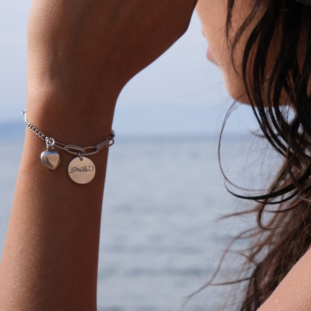 Aan mijn Kleindochter - Smiley Armband - Mooiste Hoofdstukken